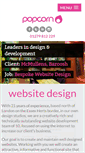 Mobile Screenshot of popcornwebdesign.co.uk