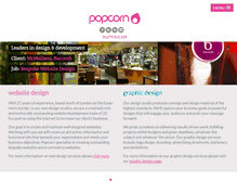 Tablet Screenshot of popcornwebdesign.co.uk